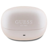 Guess Bluetooth Headphones GUTWST88MCTGP TWS + Docking Station Pink Capsule Printed Logo