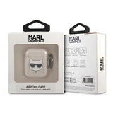 Karl Lagerfeld Glitter Choupette Case for AirPods 1 / 2 - Gold