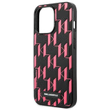 Karl Lagerfeld Monogram Plaque iPhone 13 Pro / 13 6.1" Case - Pink