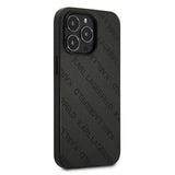 Karl Lagerfeld Perforated Allover Case for iPhone 13 Pro / 13 6.1" - Black