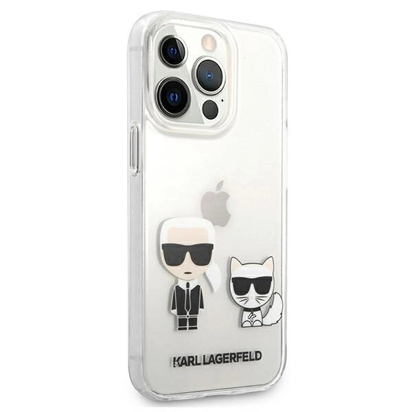 Karl Lagerfeld Karl & Choupette Case for iPhone 13 Pro Max 6.7" - Transparent