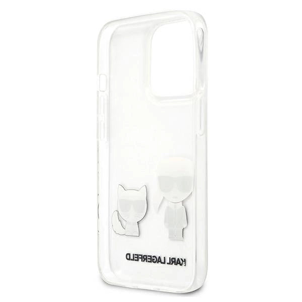 Karl Lagerfeld Karl & Choupette Case for iPhone 13 Pro Max 6.7" - Transparent