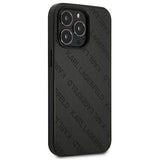 Karl Lagerfeld Perforated Allover iPhone 13 Pro Max 6.7" Case - Black