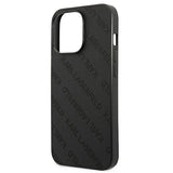 Karl Lagerfeld Perforated Allover iPhone 13 Pro Max 6.7" Case - Black