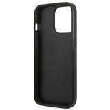 Karl Lagerfeld Saffiano Plaque Case for iPhone 13 Pro Max 6.7" - Silver