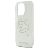 Karl Lagerfeld KLHCP16XHKHDCELT iPhone 16 Pro Max 6.9" transparent hardcase IML Rhinestones Karl Head