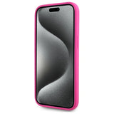 Karl Lagerfeld KLHMP15SSKHPPLF iPhone 15 6.1" fuchsia/fuschia hardcase Silicone Karl Head Print MagSafe