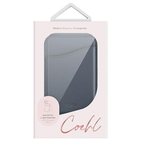 Uniq Coehl Esme Magnetisk tegnebog med spejl og stativ mørkblå/safirblå