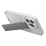 Uniq-kasse Heldro Mount med Stand iPhone 15 Pro 6.1 " gennemsigtig / lysende klar