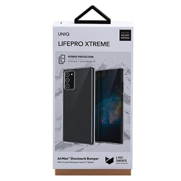 Uniq LifePro Xtreme Case til Samsung Note 20 - gennemsigtigt