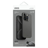 Uniq Lyden DS iPhone 15 Pro 6,1" Magclick Opladningsfoder grå-sort/grå-sort