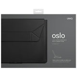 Uniq Oslo laptop sleeve 14" black/black