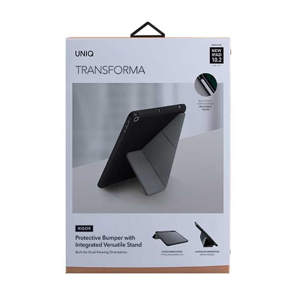 Uniq Transforma Rigor-hylster til iPad 10.2" 2019 (7. generation) - sort