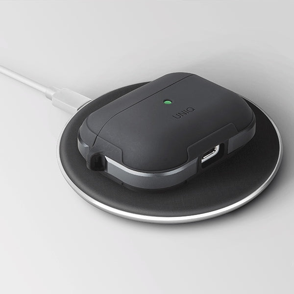 Uniq Valencia AirPods Pro Case Black/Midnight Black Antimikrobiel