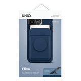 Uniq Flixa magnetkort lommebok med stativ navy blue