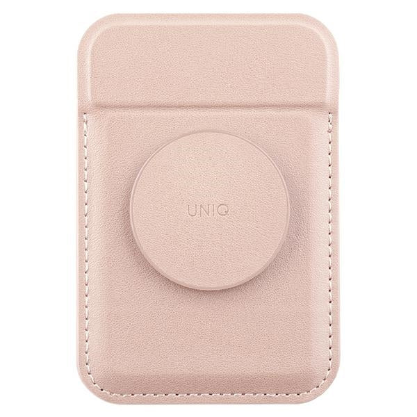 Uniq Flixa Magnetic Card Wallet med Stand Pink/Blush Pink MagSafe