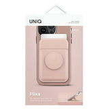 Uniq Flixa Magnetic Card Wallet med Stand Pink/Blush Pink MagSafe