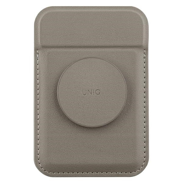 Uniq Flixa Magnetic Card Wallet med Stand Gray/Flint Gray MagSafe