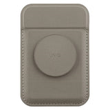 Uniq Flixa Magnetic Card Wallet med Stand Gray/Flint Gray MagSafe