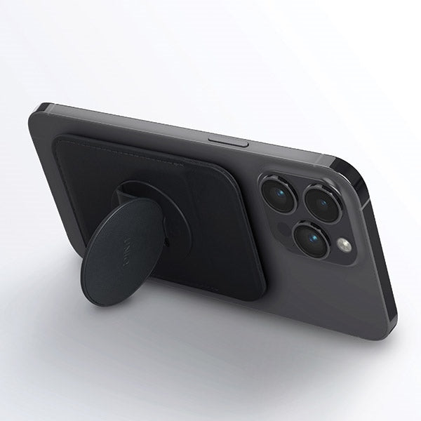 Uniq Flixa Magnetic Card Wallet med Stand Gray/Flint Gray MagSafe