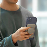 Uniq Flixa Magnetic Card Wallet med Stand Gray/Flint Gray MagSafe