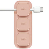 Uniq Pod Magnetic Cable Organizer + Base Pink/Blush Pink