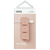Uniq Pod Magnetic Cable Organizer + Base Pink/Blush Pink