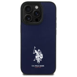 US Polo USHCP15XPGEV iPhone 15 Pro Max 6.7" Navy læder broderet DH Farve