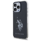 US Polo USHCP15XTPUHRBK iPhone 15 Pro Max 6.7" sort/sort Skinnende stort logo