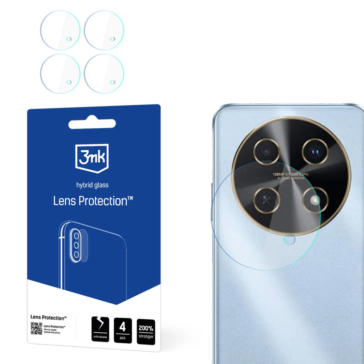 3mk Lens Protection Camera Glass til Huawei Nova 13i