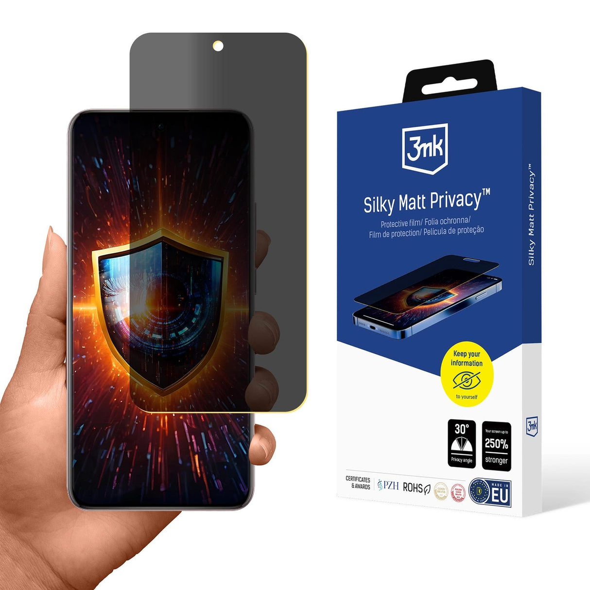 Privacy skærmbeskytter 3mk Silky Matt Privacy til Oppo Reno 13