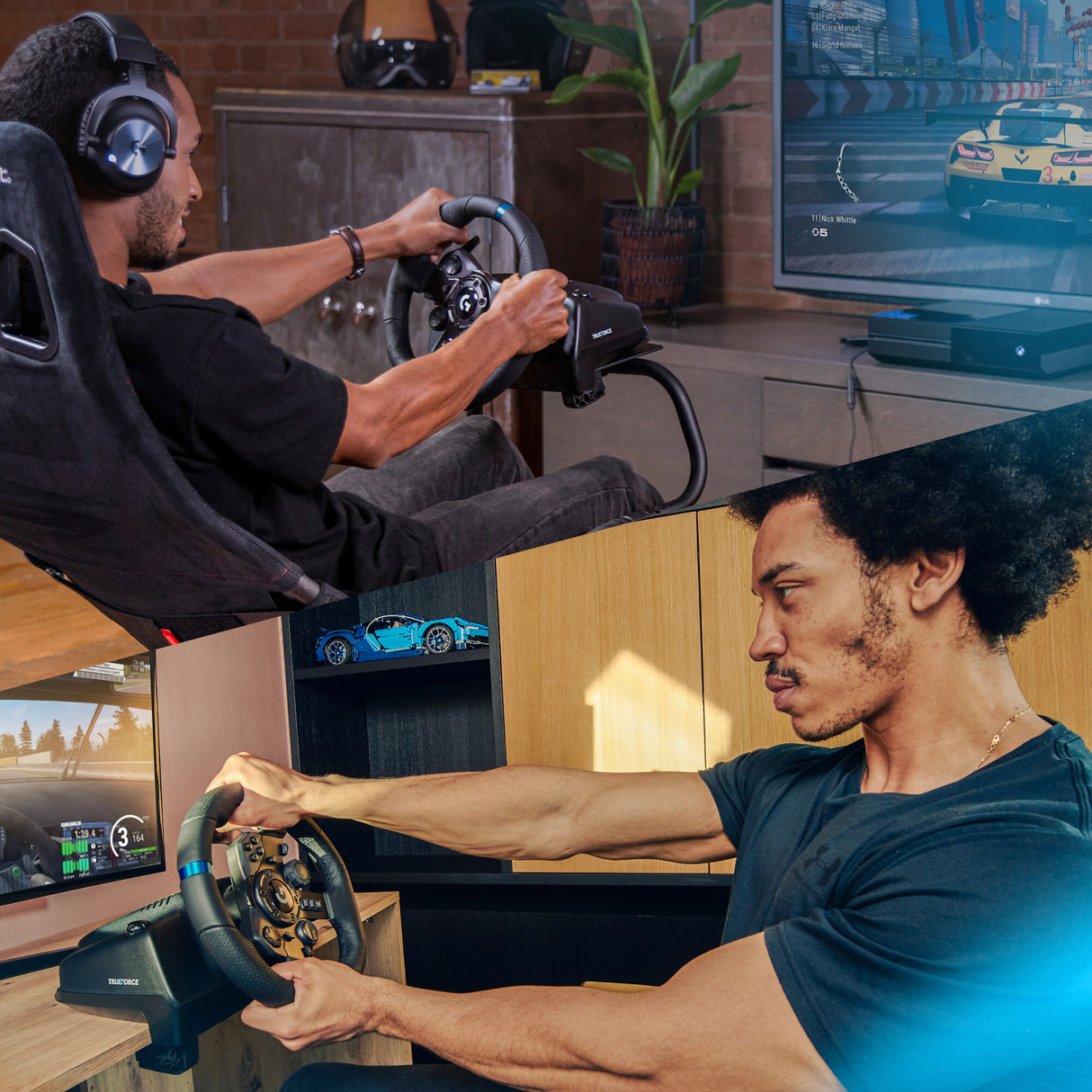 Logitech G G923 Sort USB 2.0 Rat + Pedaler Analog/digital PC, Xbox One, Xbox Series S, Xbox Series X