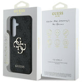 Guess Big 4G Logo Classic Logo Case til Samsung Galaxy S25 sort