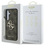 Guess Big 4G Logo Classic Logo Case for Samsung Galaxy S25 Plus Brown