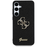 Guess Fixed Glitter Big 4G Metal Logo sag til Samsung Galaxy S25 sort