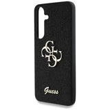 Guess Fixed Glitter Big 4G Metal Logo sag til Samsung Galaxy S25 sort