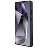 Guess læder 4G Colored Ring Classic Logo MagSafe Case Samsung Galaxy S25 Ultra brun