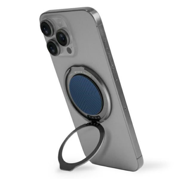 Uniq Gripfit 360 Magnetisk Mount&Kickstand Magnetisk Holder blå/safirblå