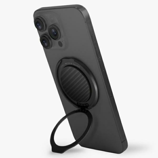 Uniq Gripfit Premium 360 Magnetisk Mount&Kickstand Magnetisk Holder sort/kulsort