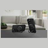 Uniq Gripfit Premium 360 Magnetisk Mount&Kickstand Magnetisk Holder sort/kulsort