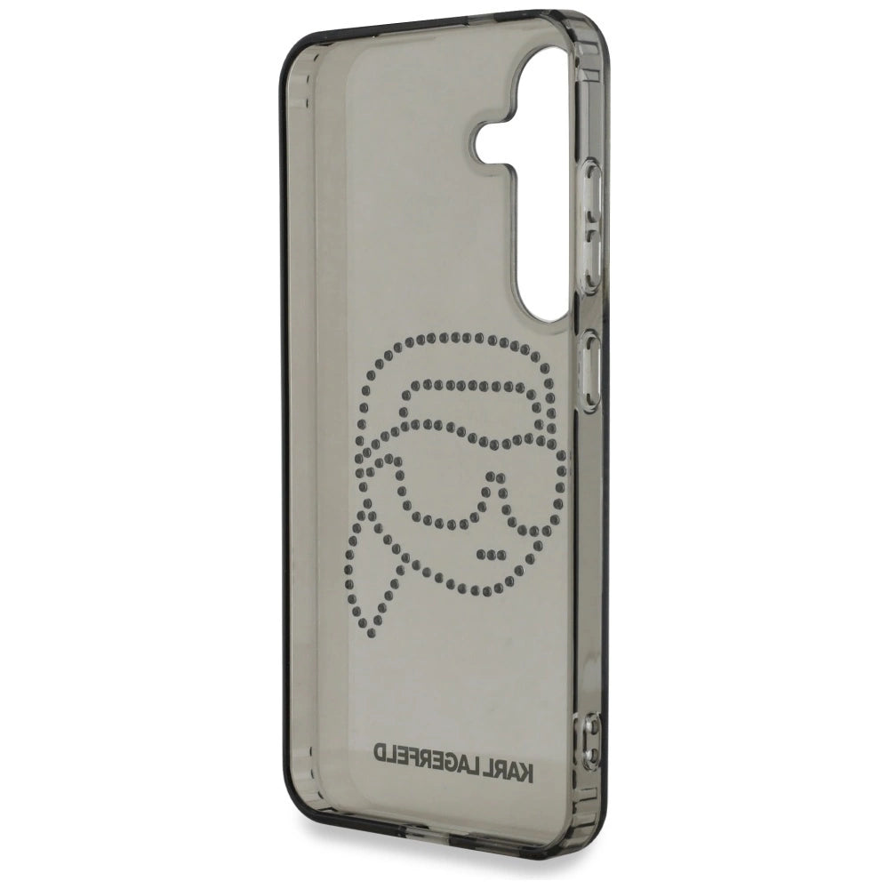 Case Karl Lagerfeld Rhinestones Karl Head Logo Samsung Galaxy S25 black