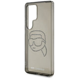 Case Karl Lagerfeld Rhinestones Karl Head Logo Samsung Galaxy S25 Ultra sort
