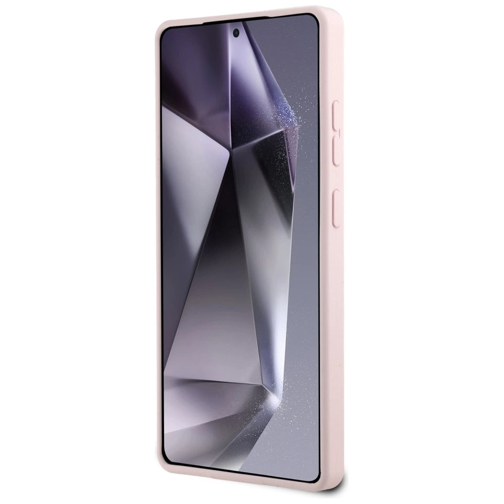 Karl Lagerfeld Silicone Double Heads og Circle MagSafe Samsung Galaxy S25 Ultra Case Pink