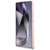 Karl Lagerfeld Silicone Double Heads og Circle MagSafe Samsung Galaxy S25 Ultra Case Pink