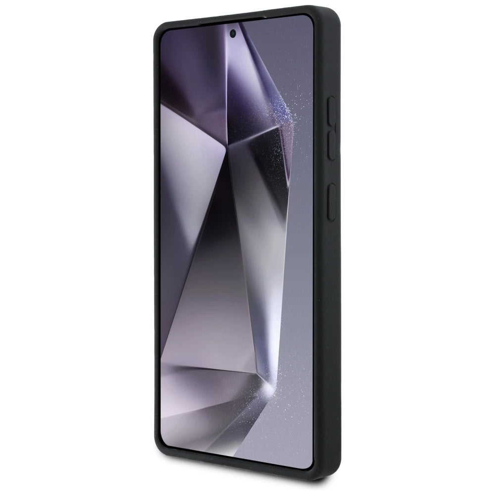 Case Karl Lagerfeld Silicone Metal Signature Logo Samsung Galaxy S25 Ultra sort