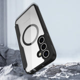 Dux Ducis Skin X Pro æske til Samsung Galaxy S25+ med MagSafe og tegnebog - sort