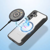 Dux Ducis Skin X Pro æske til Samsung Galaxy S25+ med MagSafe og tegnebog - sort