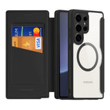 Dux Ducis Skin X Pro Case til Samsung Galaxy S25 Ultra med MagSafe og Wallet - sort