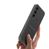 Dux Ducis Rafi II Case til Samsung Galaxy S25+ med Stand og Wallet - sort