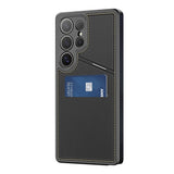 Dux Ducis Rafi II Case til Samsung Galaxy S25 Ultra med Stand og Wallet - sort